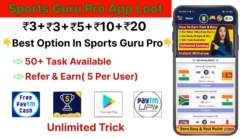 Sportsgurupro.com Task Offers, Quiz, Earn Money by Spin Win Daily – Hentai20